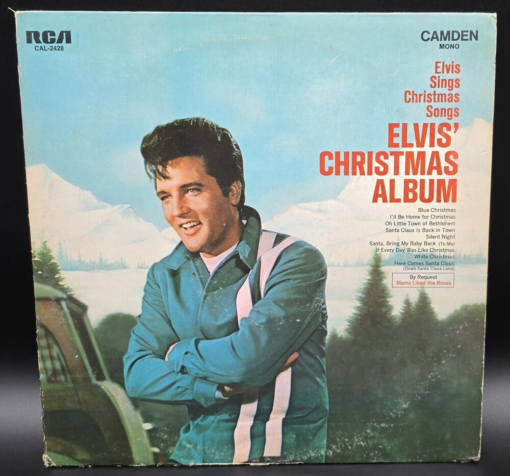 Elvis’ Christmas Album 1970 RCA Camden Mono LP – Good Jacket, Clean Vinyl